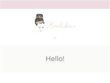 Tablet Screenshot of brideshair.co.uk